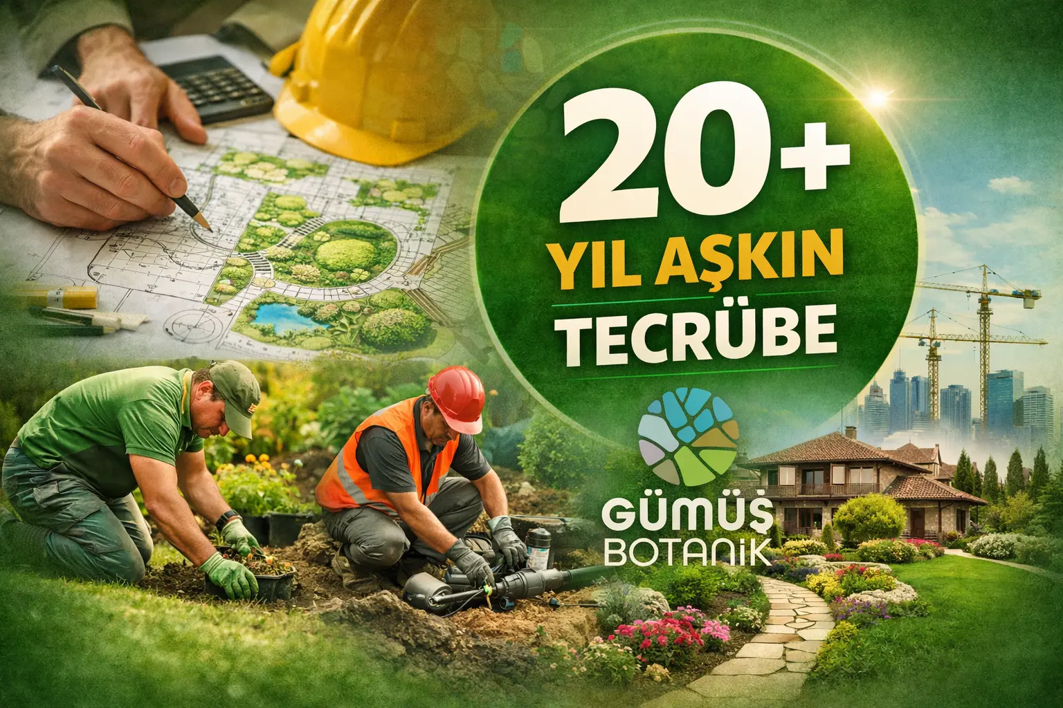 Gümüş Botanik peyzaj ekibi Çorum