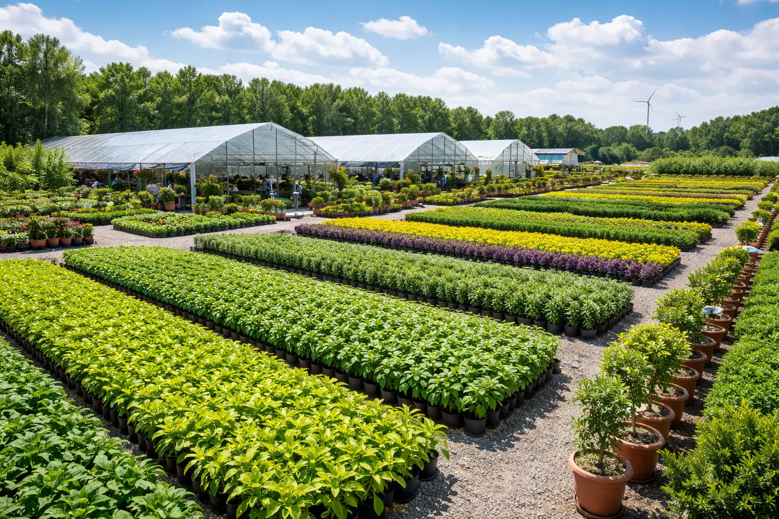 Gümüş Botanik üretim alanı ve fidanlık